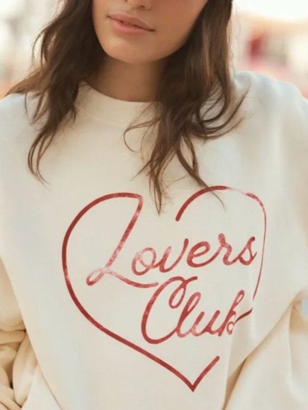 New Spiritual Gangster Lovers Boyfriend Crewneck Canvas Sweatshirt Large NWOT - Picture 3 of 6